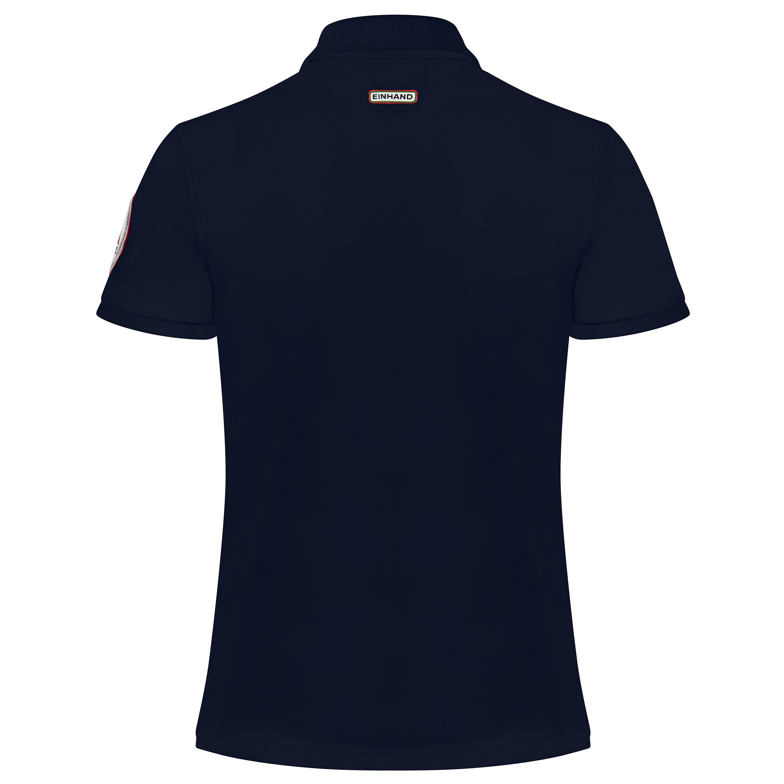 EINHAND Poloshirt Damen Grömitz Marineblau – Rückansicht